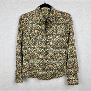 J CREW RARE PERFECT SHIRT LIBERTY PRINT Sz 6